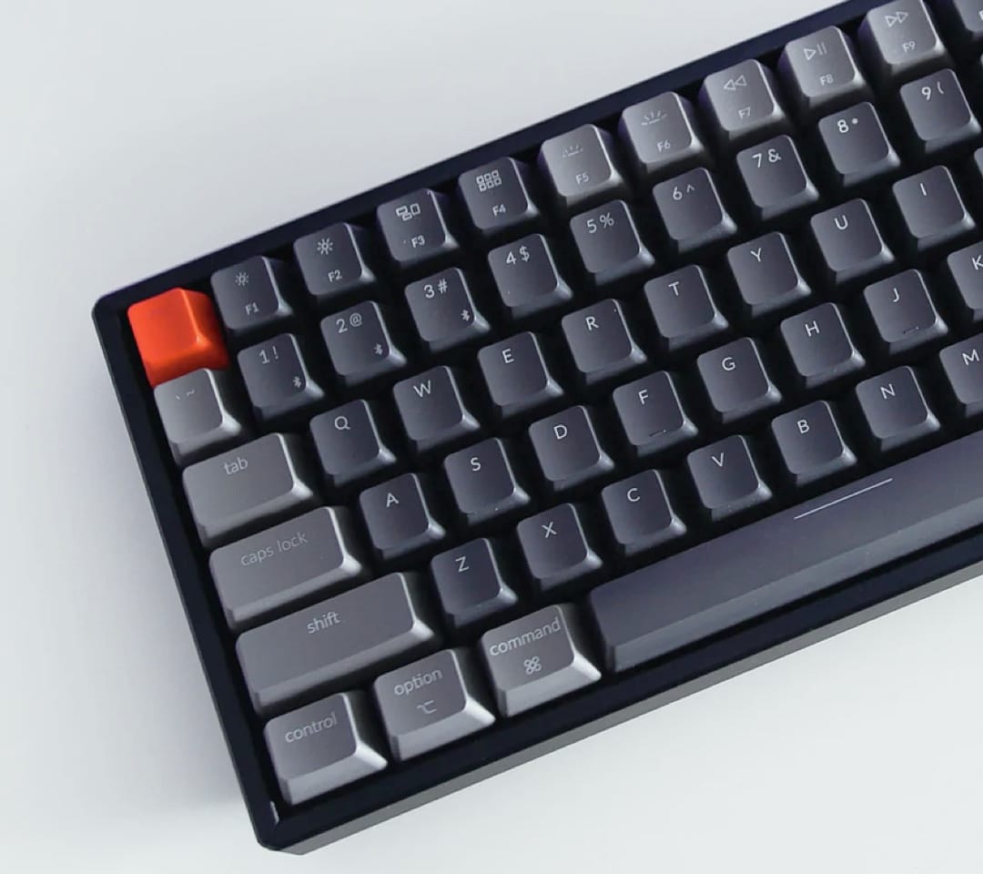 A mechanical keyboard